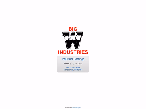 Big-W-Industries Homepage 1440px