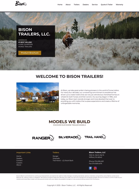 Bison-Trailers Homepage 1440px