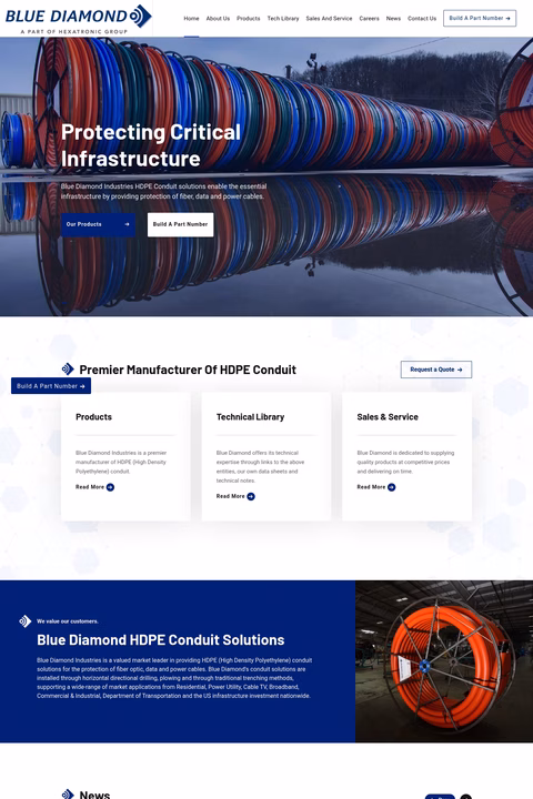 Blue-Diamond-Industries Homepage 1440px