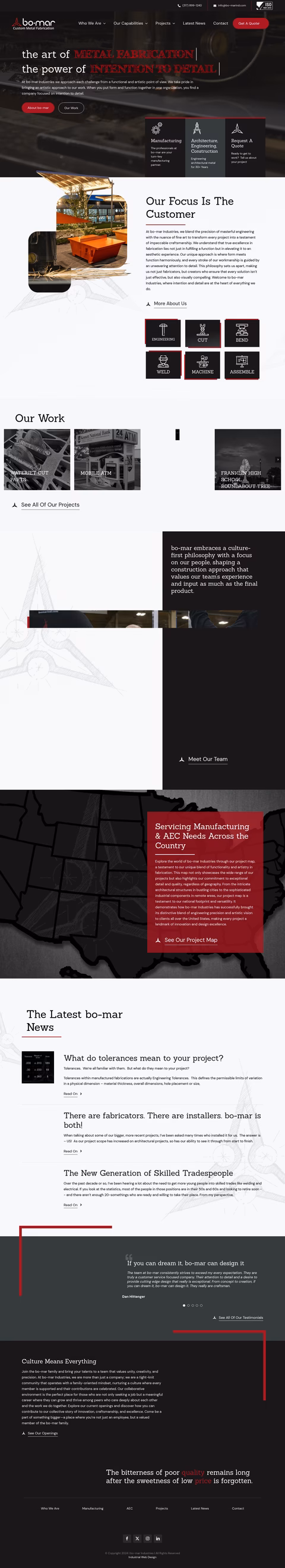 Bo-Mar-Industries Homepage 1440px