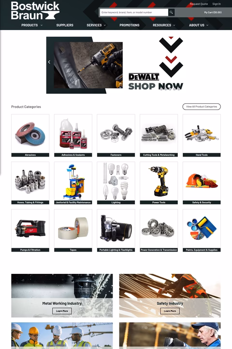 Bostwick-Braun Homepage 1440px