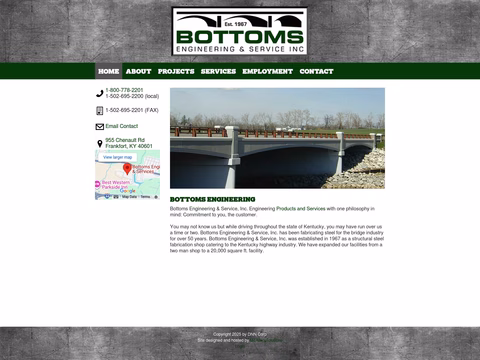 Bottoms-Engineering-Services Homepage 1440px