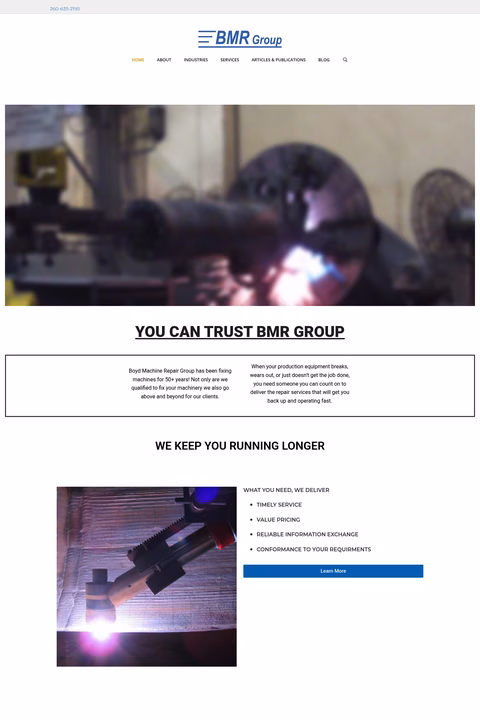Boyd-Machine-Repair-Group Homepage 1440px