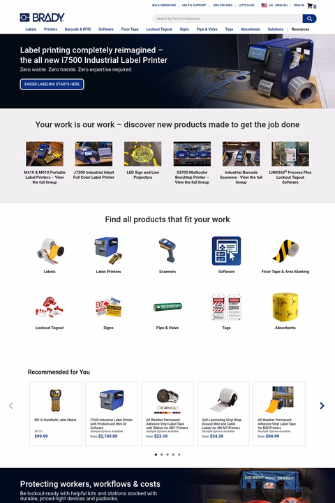 Brady-Corporation Homepage 1440px