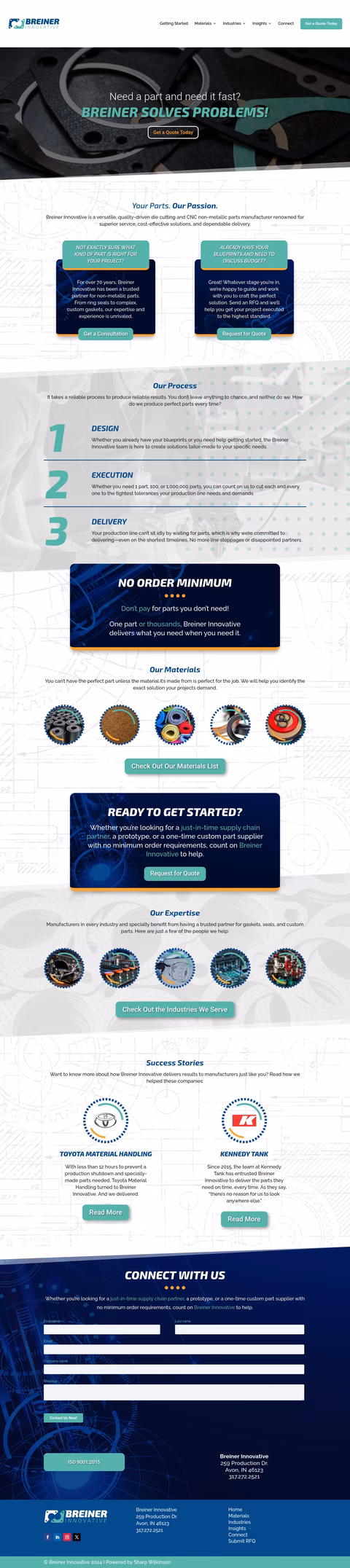 Breiner-Innovative Homepage 1440px