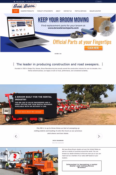 Broce-Broom Homepage 1440px