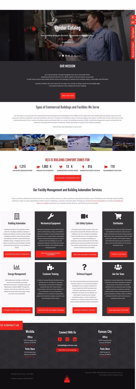 Building-Controls-Services Homepage 1440px