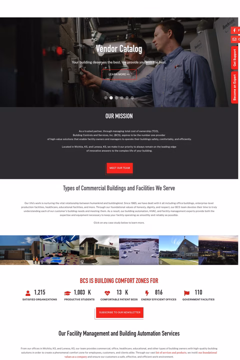 Building-Controls-Services Homepage 1440px