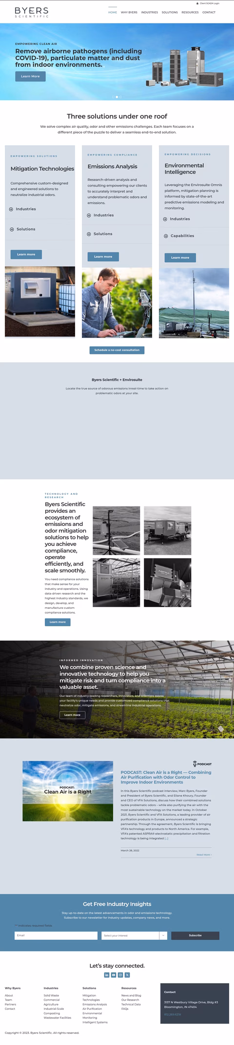 Byers-Scientific Homepage 1440px