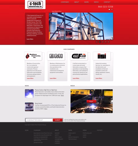C-Tech-Industrial Homepage 1440px