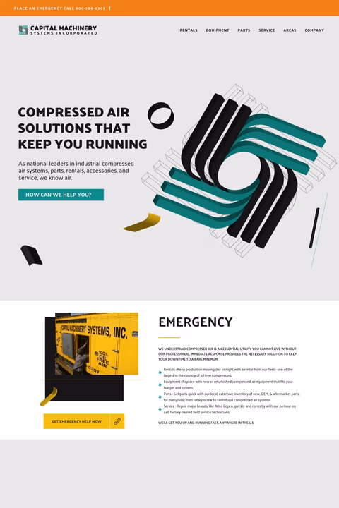 Capital-Machinery-Systems Homepage 1440px
