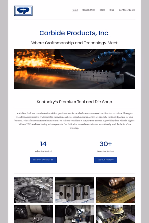 Carbide-Products Homepage 1440px