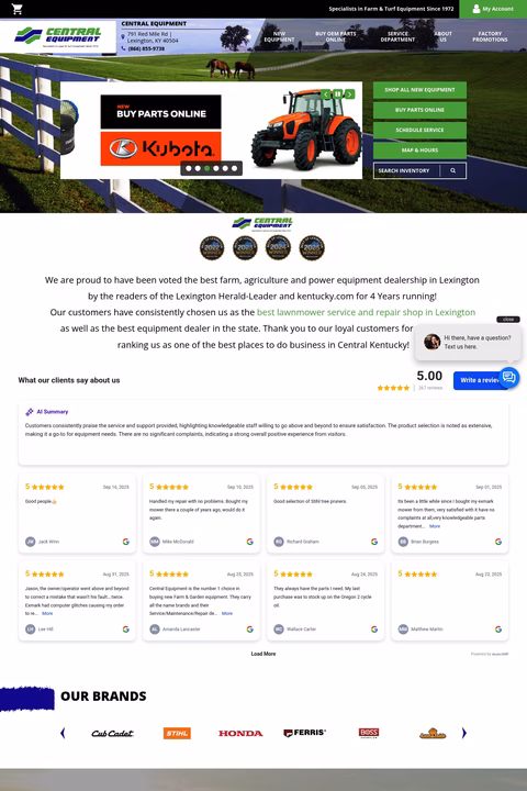 Central-Equipment Homepage 1440px