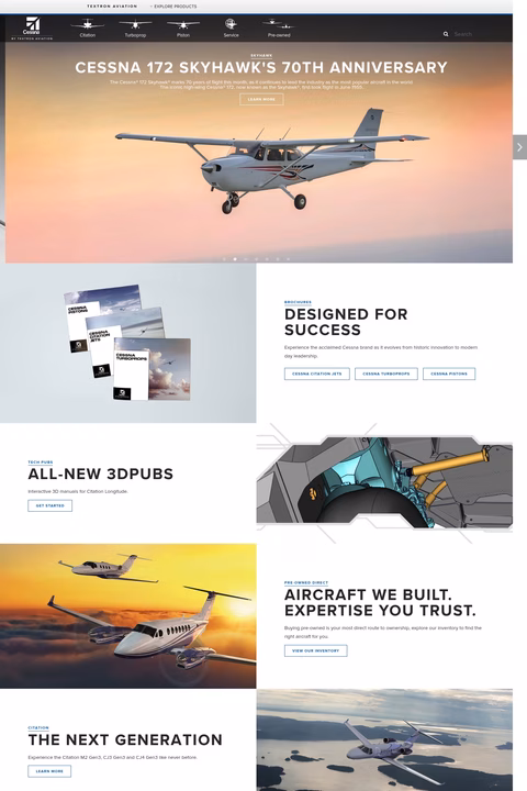 Cessna-Aircraft Homepage 1440px