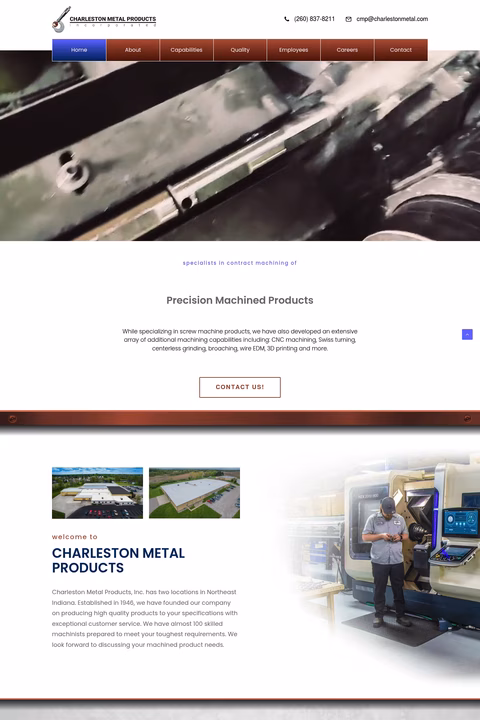 Charleston-Metal-Products Homepage 1440px