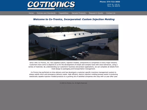 Co-Tronics-Inc Homepage 1440px