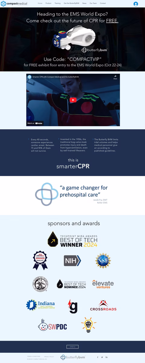 Compact-Medical Homepage 1440px