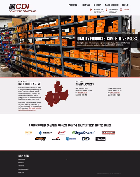 Complete-Drives-Inc Homepage 1440px