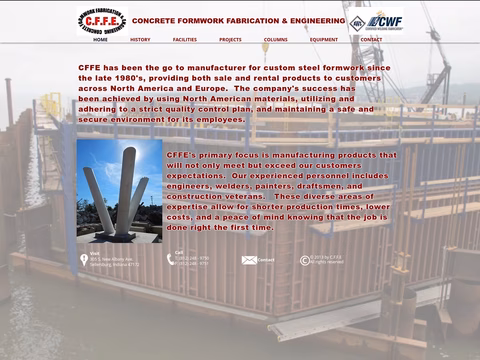 Concrete-Formwork-Fabrication-Engineering Homepage 1440px