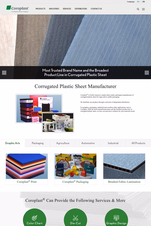 Coroplast Homepage 1440px