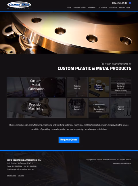 Crane-Hill-Machine-Fabrication Homepage 1440px