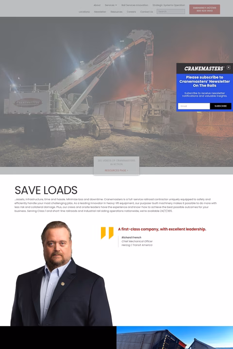 Cranemasters Homepage 1440px