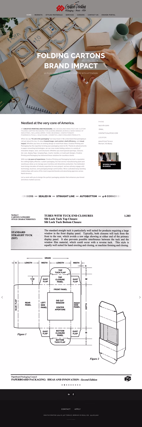 Creative-Printing-Company Homepage 1440px