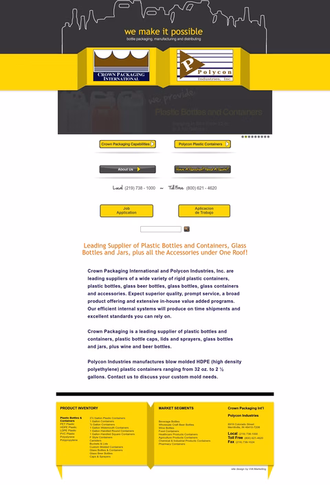 Crown-Polycon Homepage 1440px