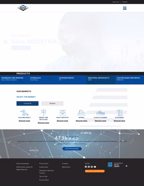 Dana-Industrial Homepage 1440px