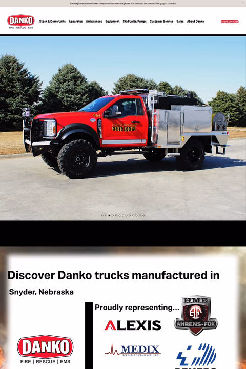 Danko-Emergency-Equipment Homepage 1440px