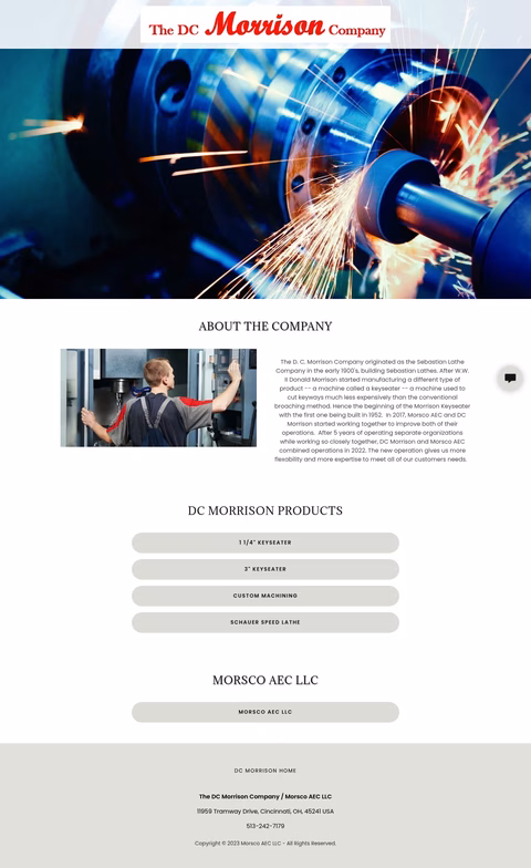 Dc-Morrison-Company Homepage 1440px