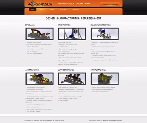 Deckard-Tool-Engineering Homepage 1440px