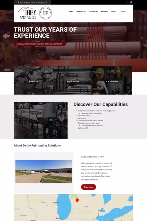 Derby-Fabricating-Solutions Homepage 1440px