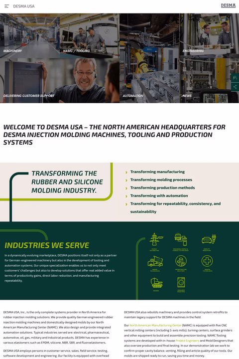 Desma-Usa Homepage 1440px