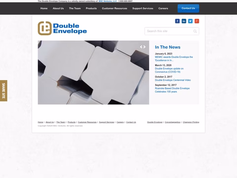 Double-Envelope Homepage 1440px