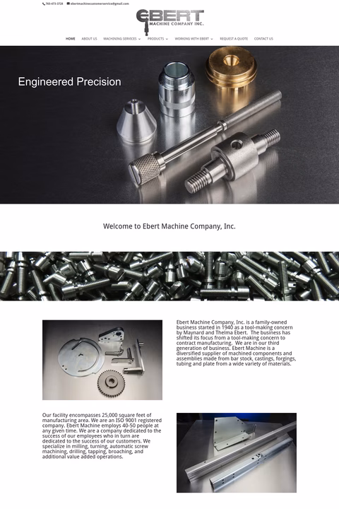 Ebert-Machine-Company Homepage 1440px