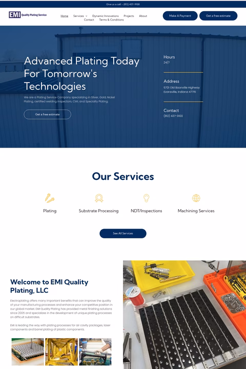 Emi-Quality-Plating Homepage 1440px