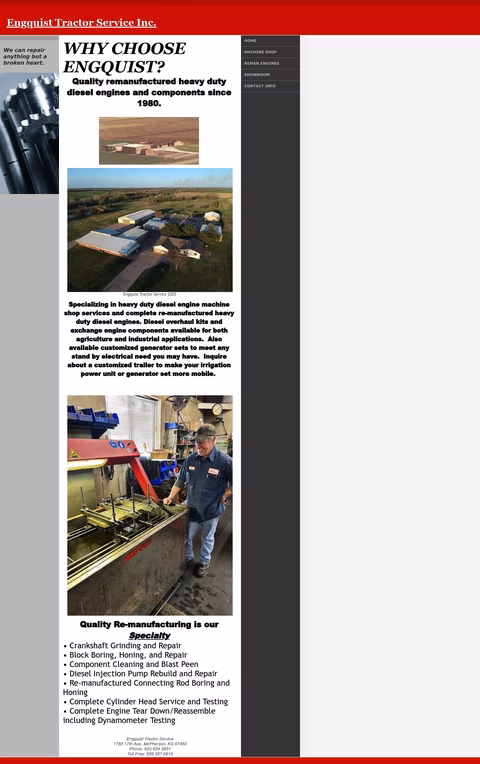 Engquist-Tractor-Services Homepage 1440px