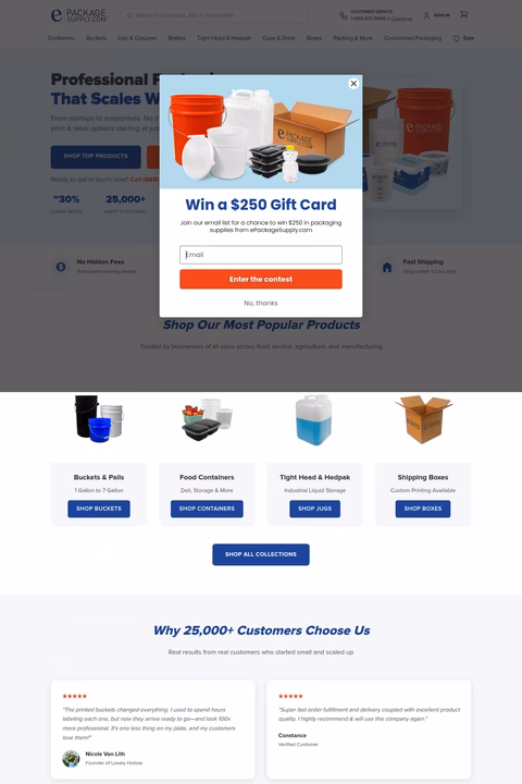 Epackagesupply Homepage 1440px