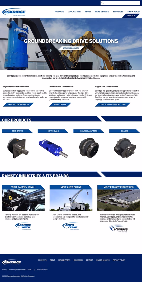 Eskridge Homepage 1440px