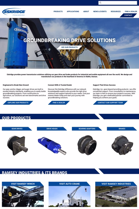 Eskridge Homepage 1440px