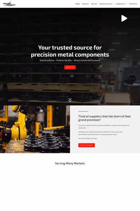 Flexible-Concepts Homepage 1440px