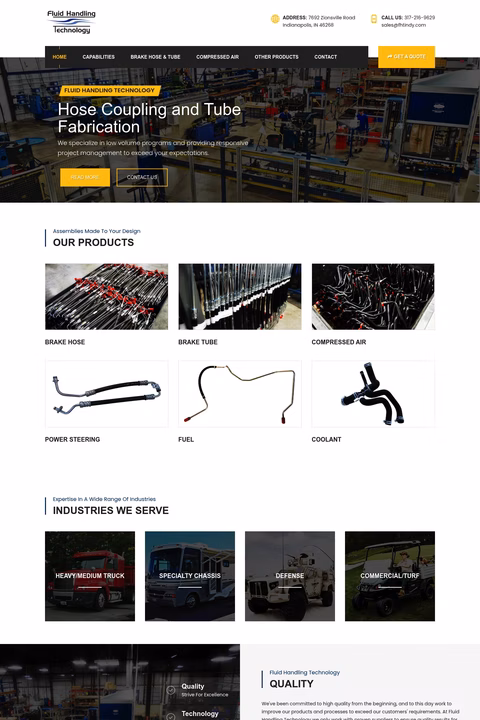 Fluid-Handling-Technology Homepage 1440px