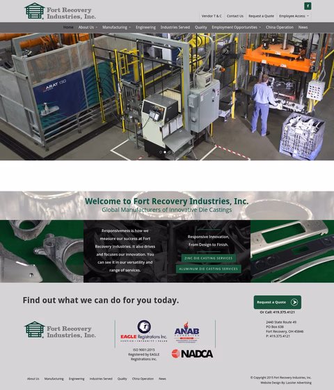 Fort-Recovery-Industries Homepage 1440px