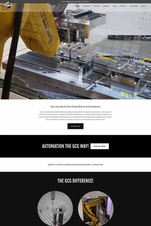 Gcg-Industries Homepage 1440px