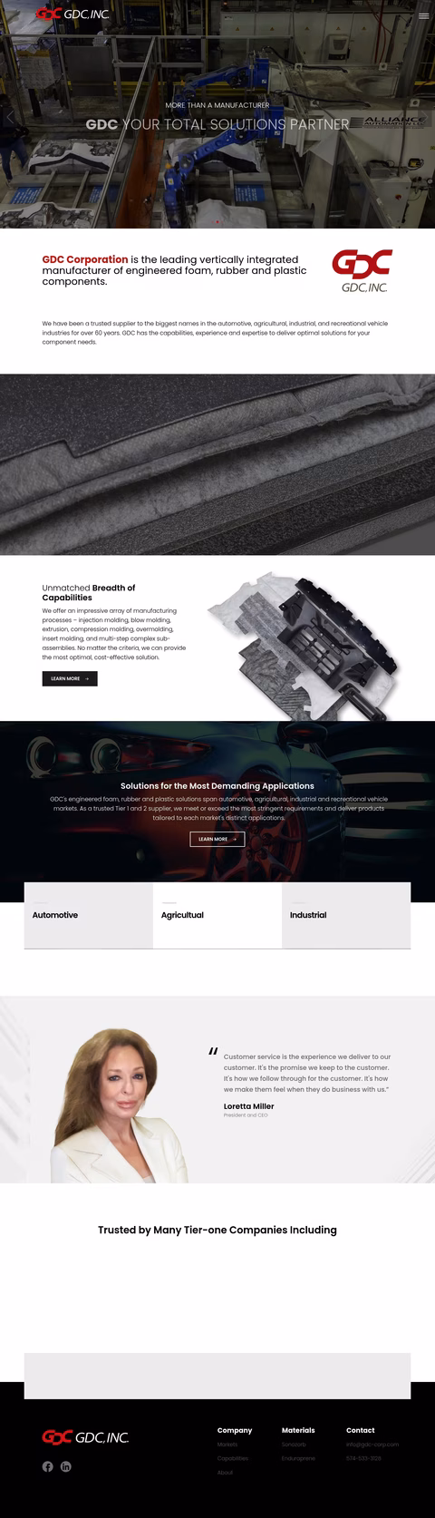 Gdc-Corporation Homepage 1440px