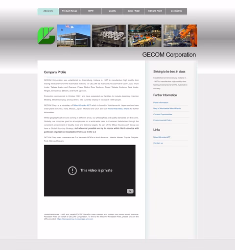 Gecom-Corporation Homepage 1440px