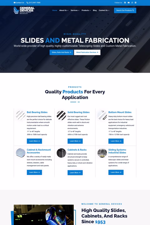 General-Devices Homepage 1440px