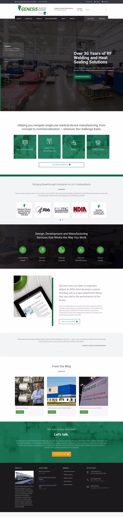 Genesis-Plastics-Welding Homepage 1440px