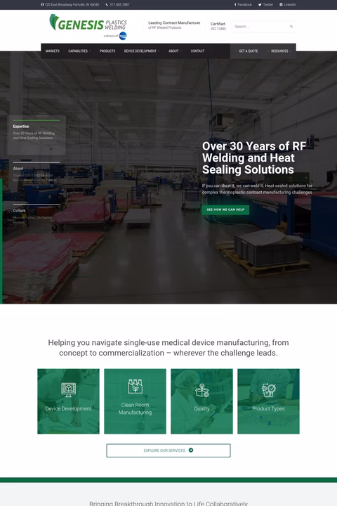 Genesis-Plastics-Welding Homepage 1440px